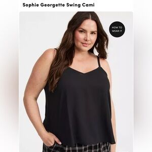Torrid Elegant Black Blouse